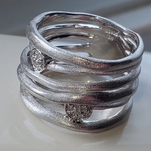 EFFY 925 MATTE SATIN ORGANIC BAND, 7